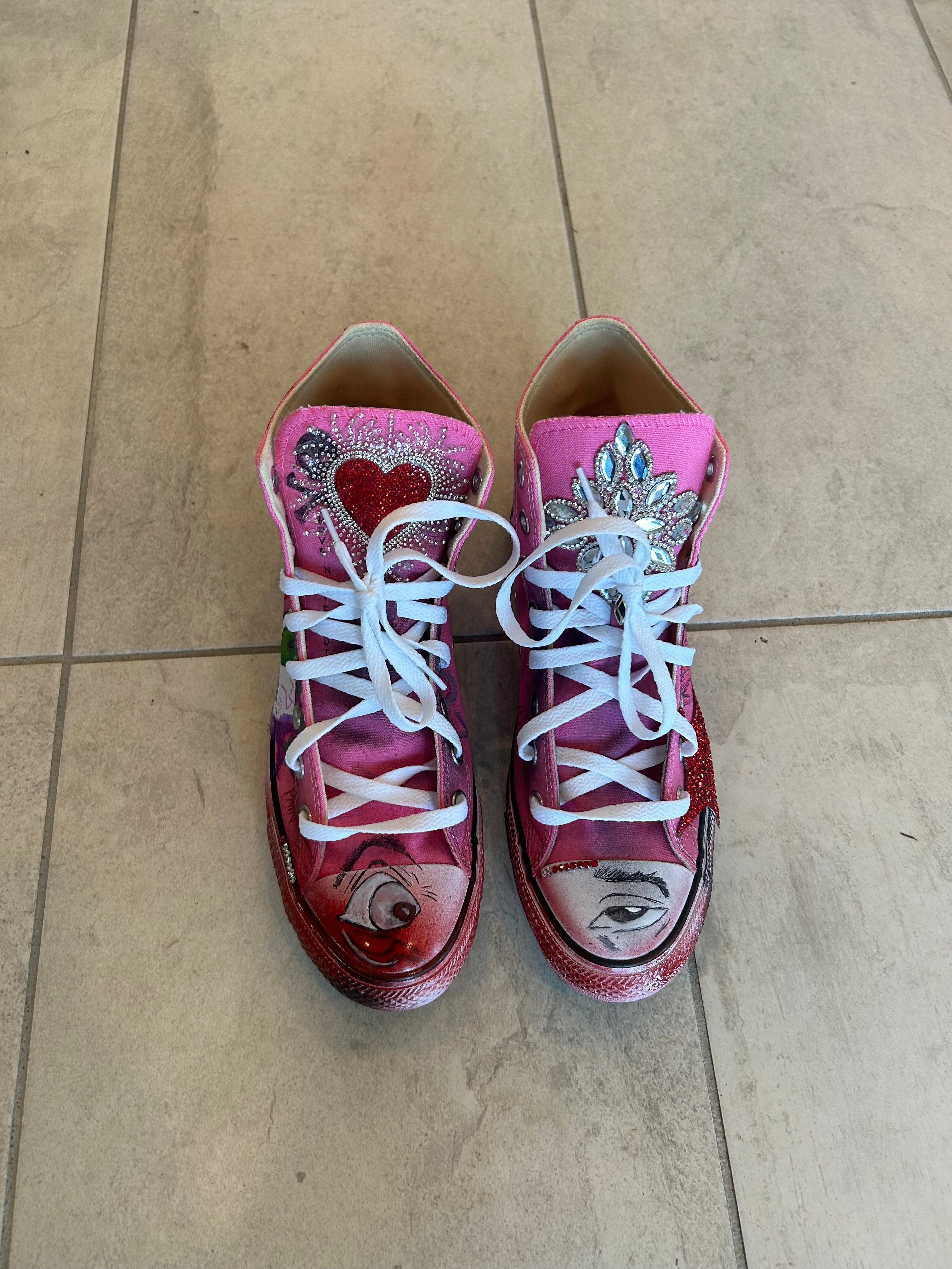 Sticky “Sex & Sorrow” Chucks