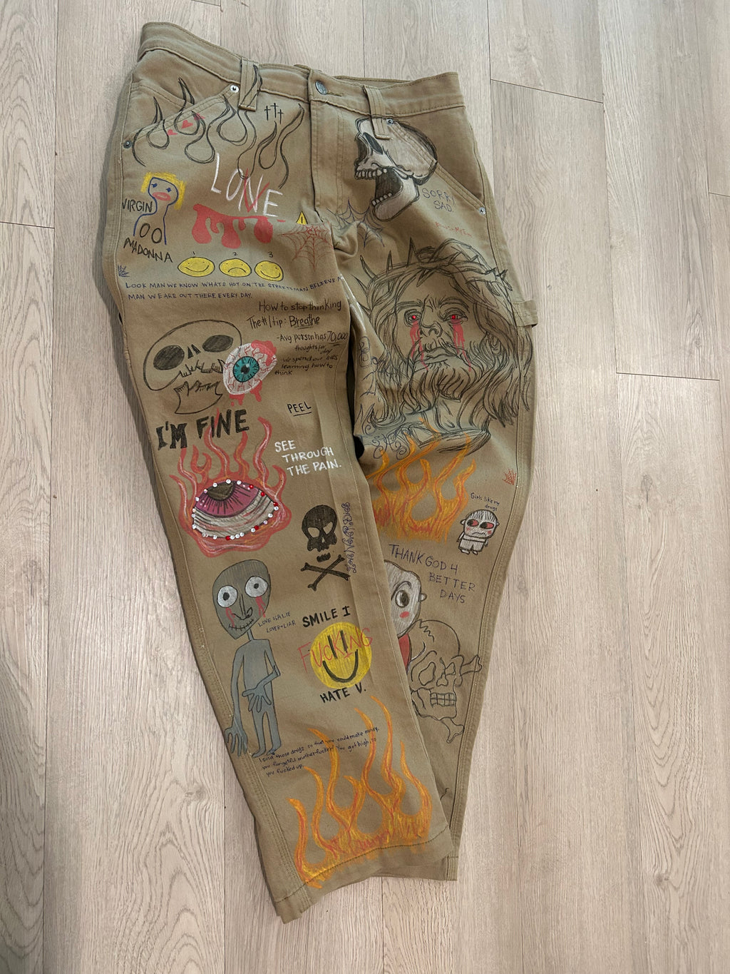 Sticky “Vandalized” Denim