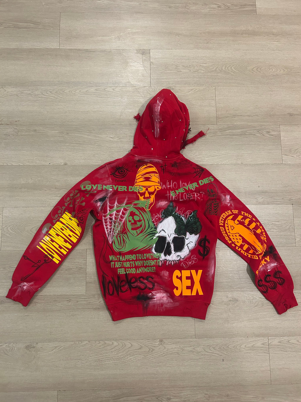 Sticky “Exhibit A” Zip Up