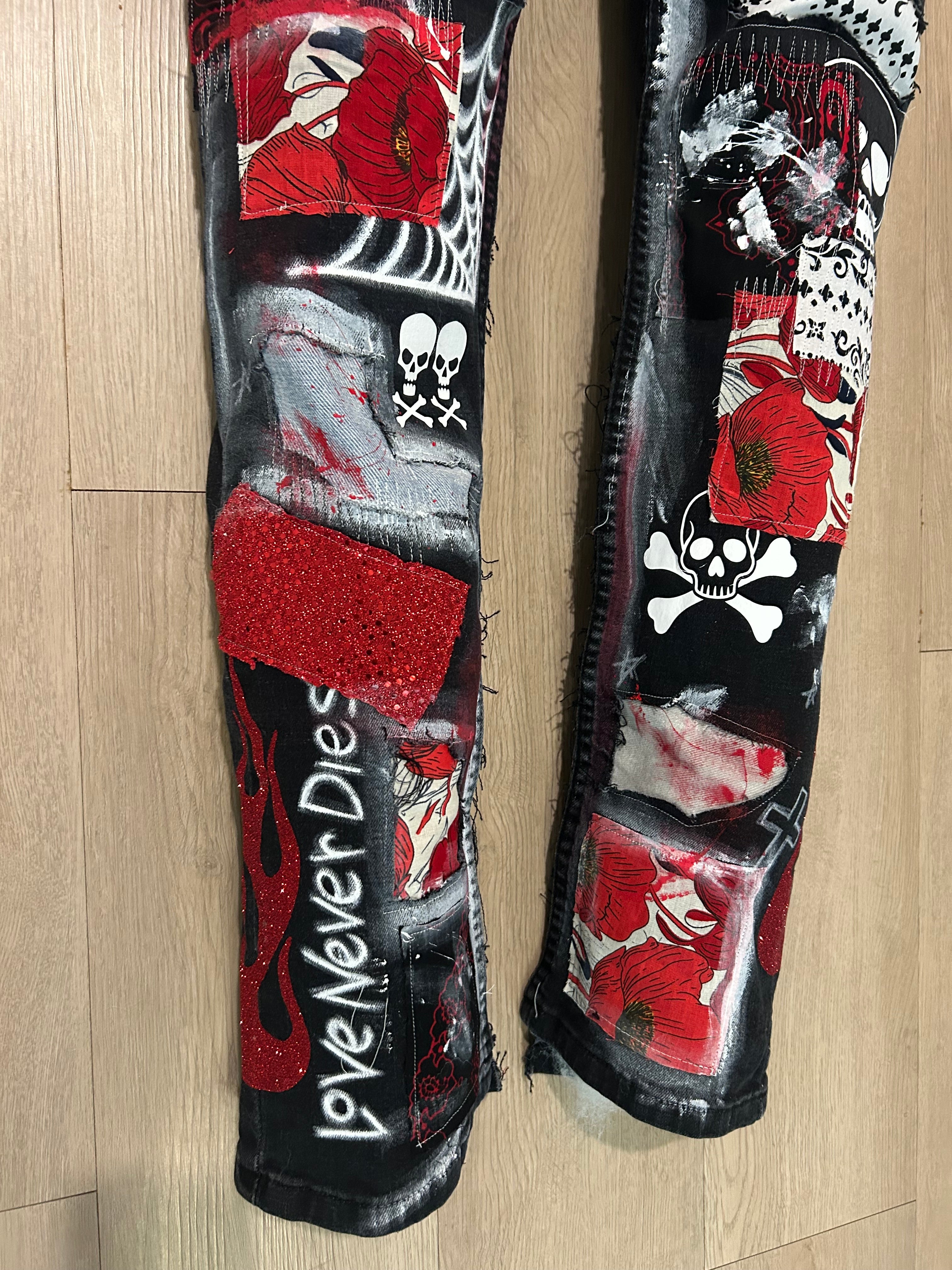 Sticky “Reapers Quilt” Denim