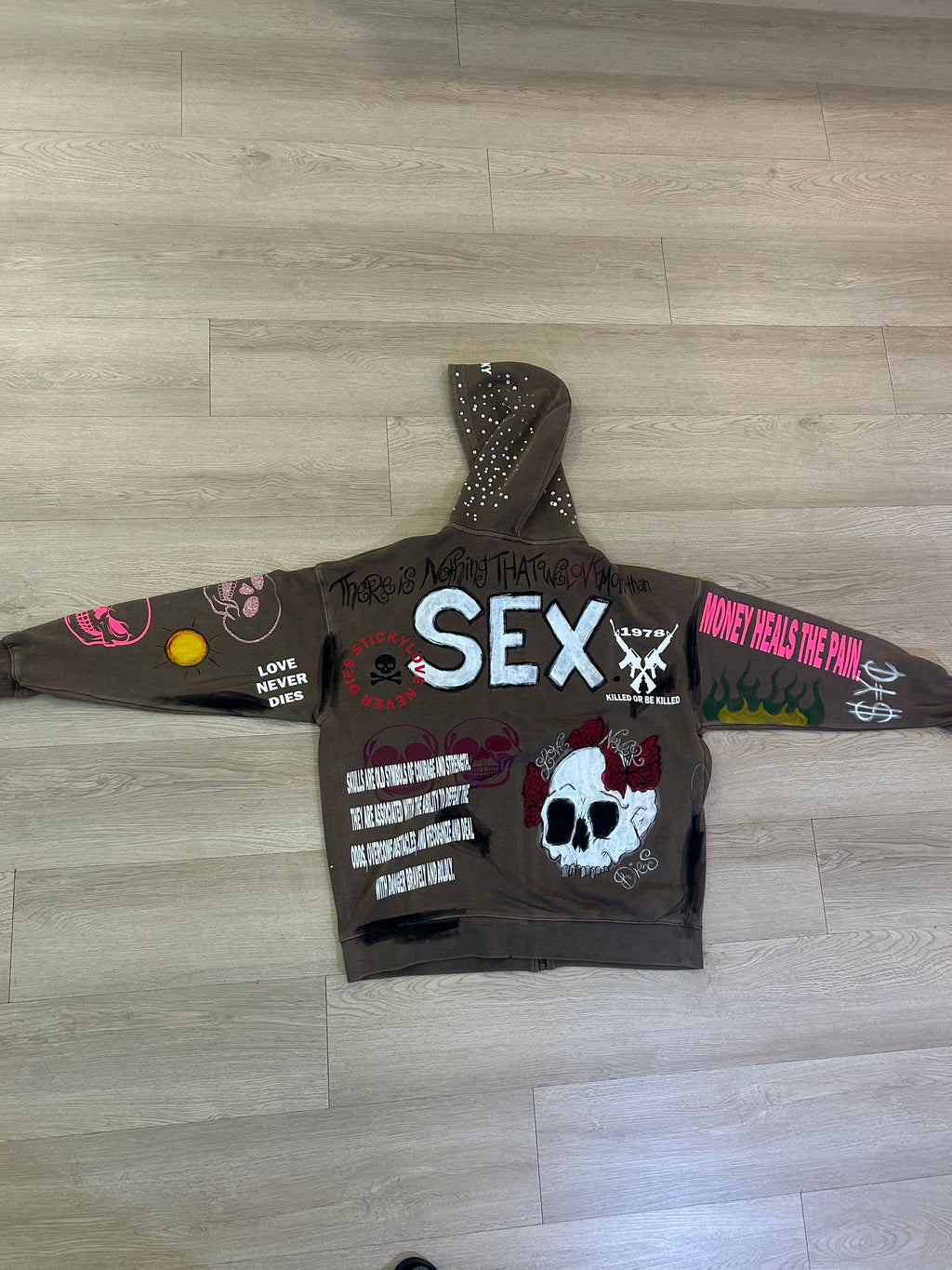 Sticky “Life’s A Gamble” Zip Up