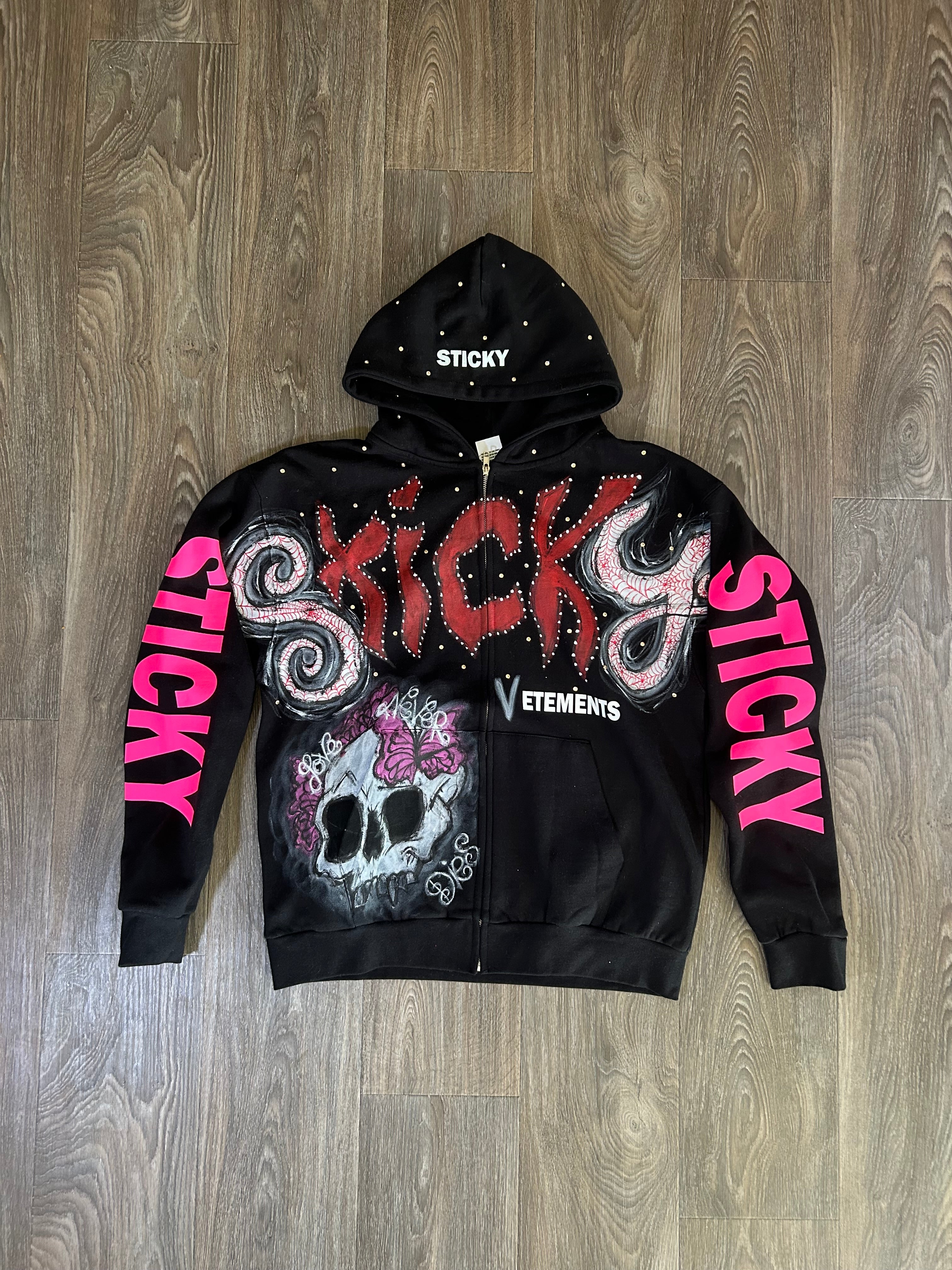 Sticky “Fragmented Devotion” Hoodie