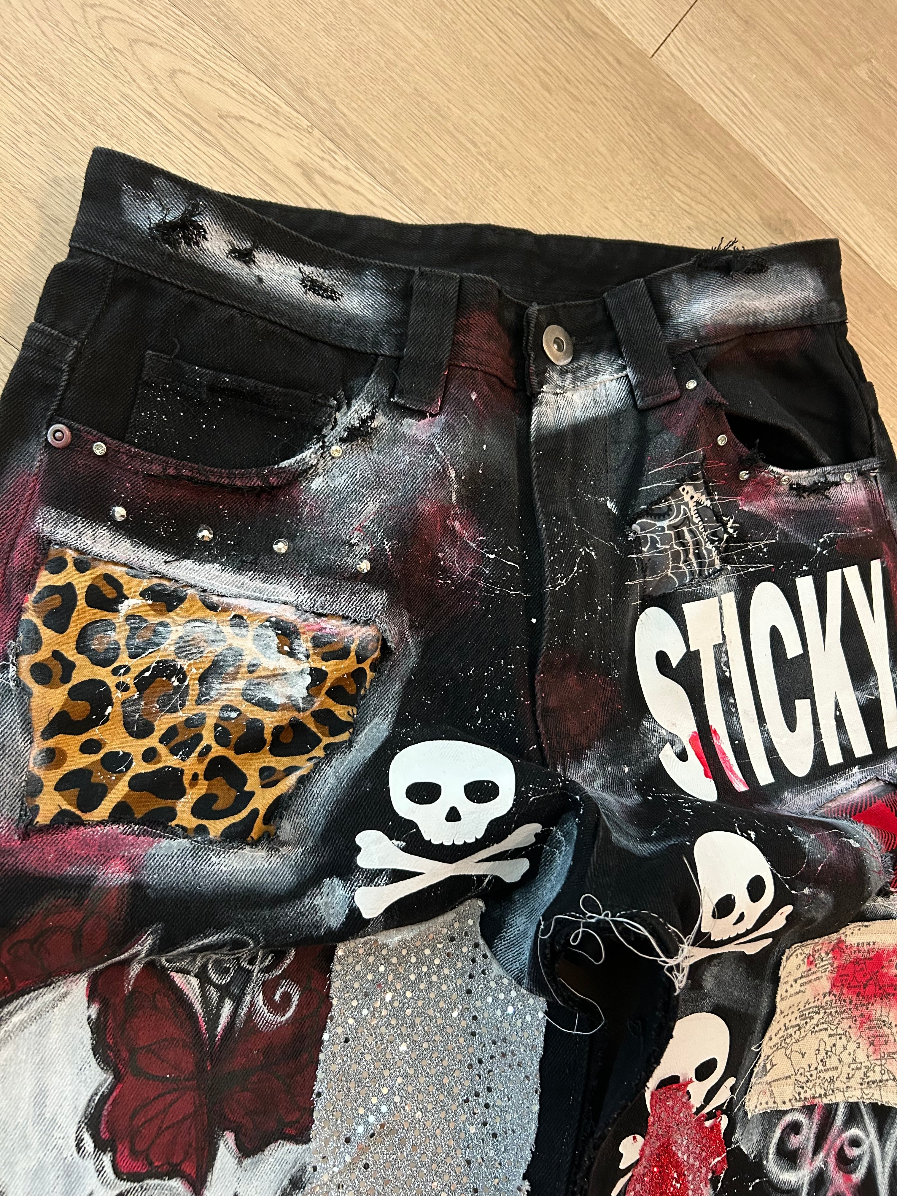 Sticky “Deadman” Denim Baggy
