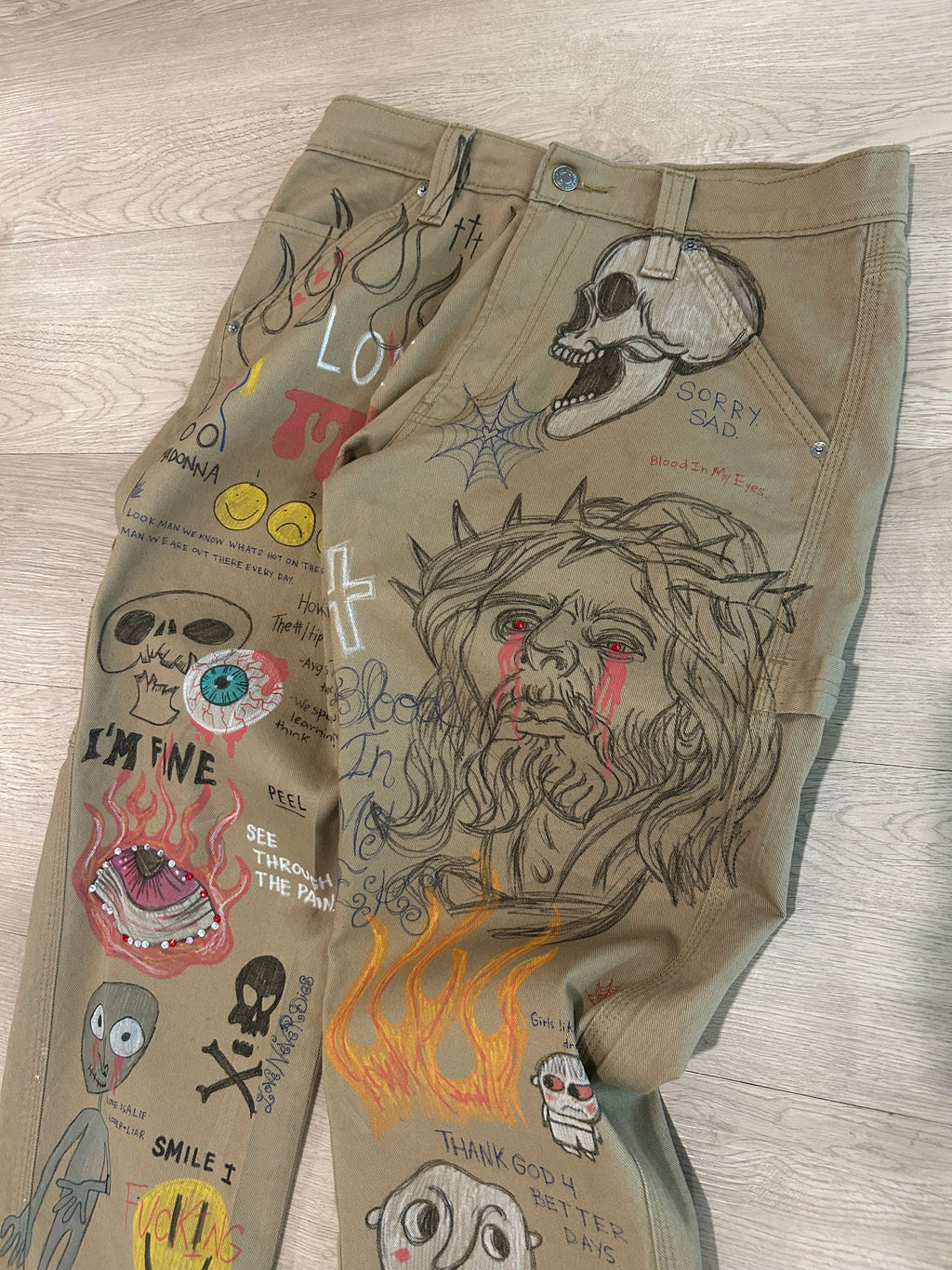 Sticky “Vandalized” Denim