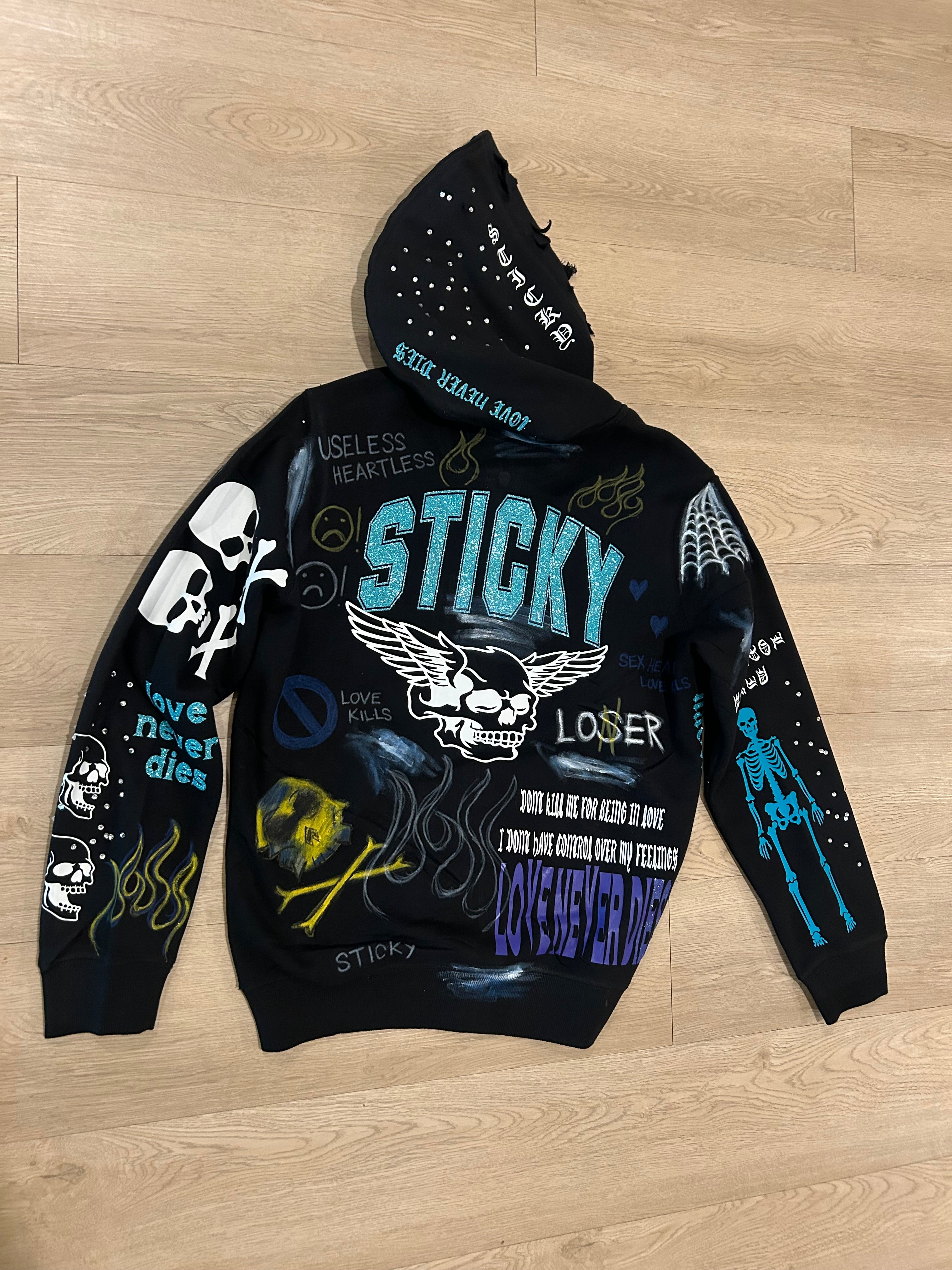 Sticky “EWC” Zip Up
