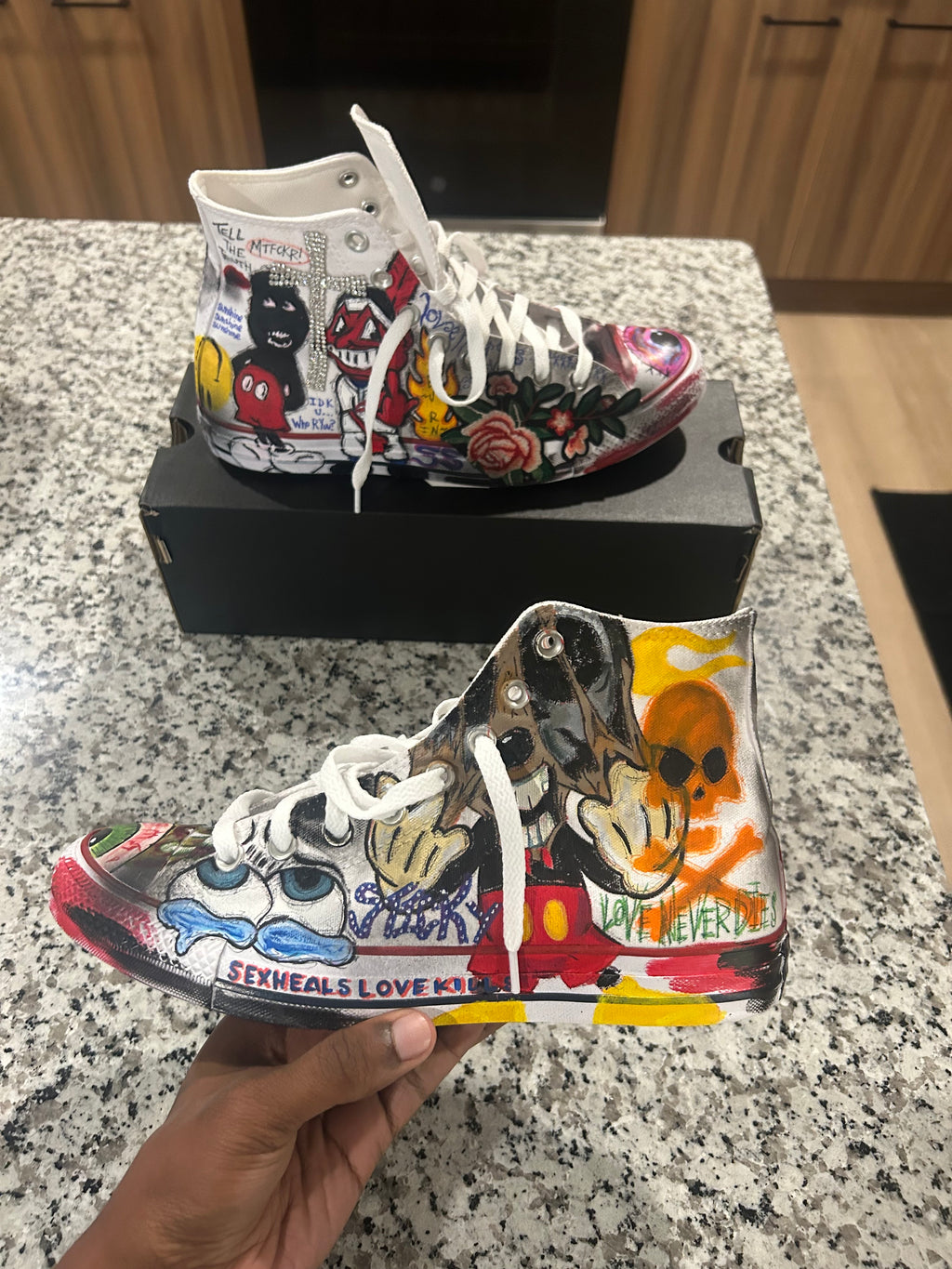 Sticky “Sunshine” Chucks