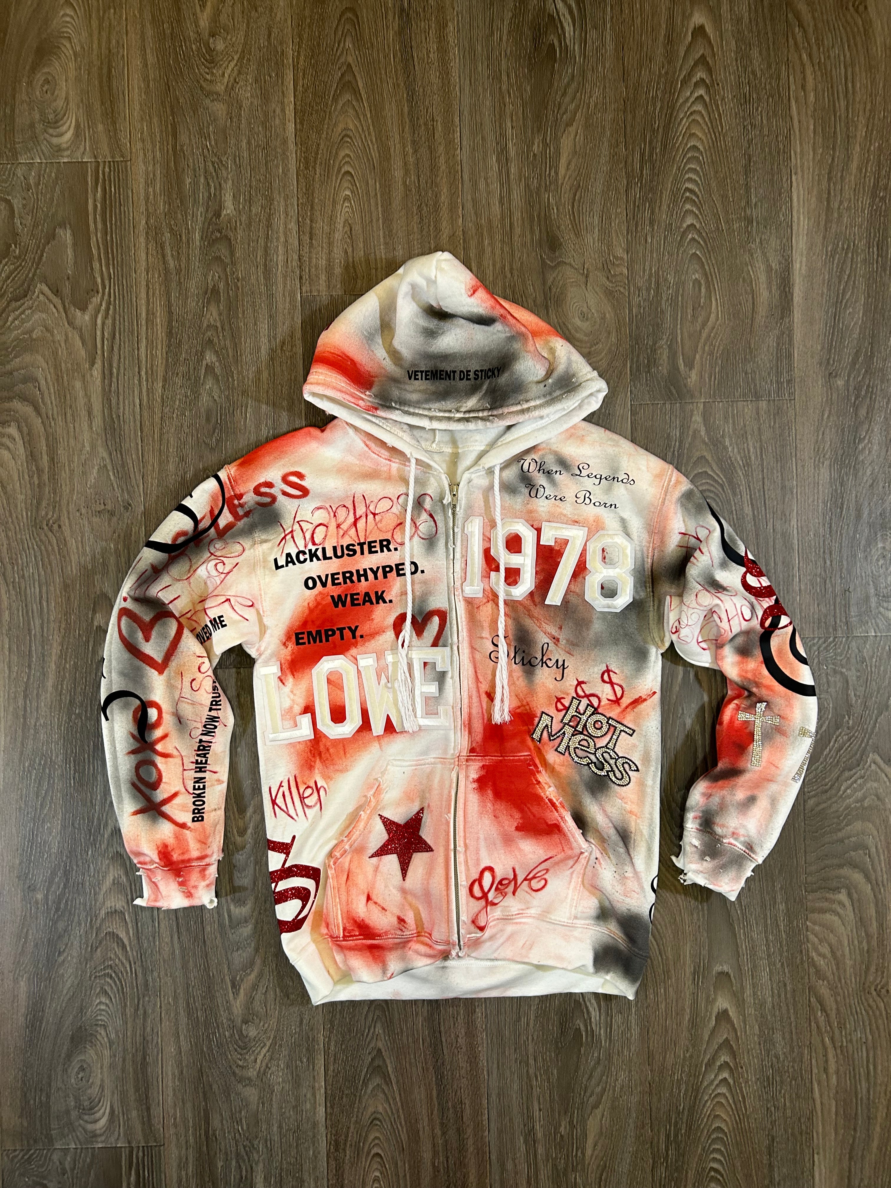 Sticky “1978 Massacre” Zip Up