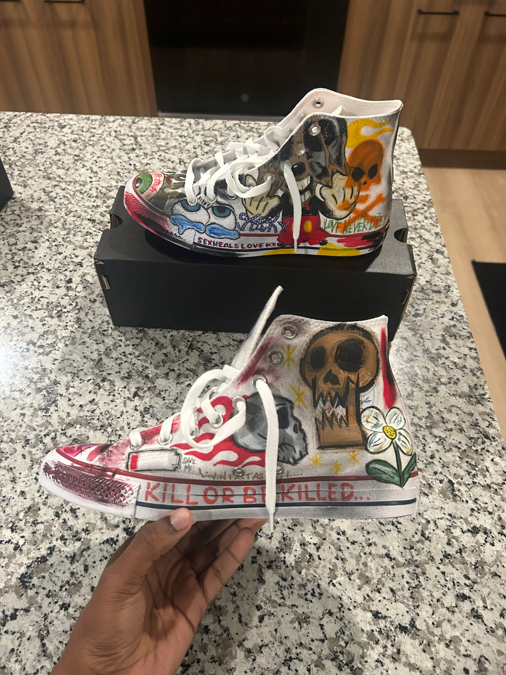Sticky “Sunshine” Chucks