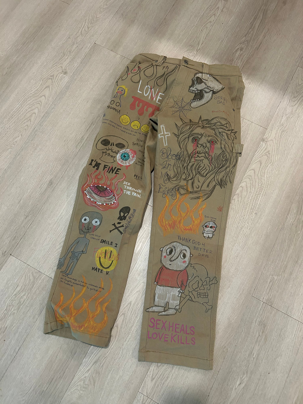 Sticky “Vandalized” Denim